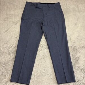 J Crew Factory Bedford Tapered Pants Lightweight Cobalt Blue‎ Work Dressy 34/30